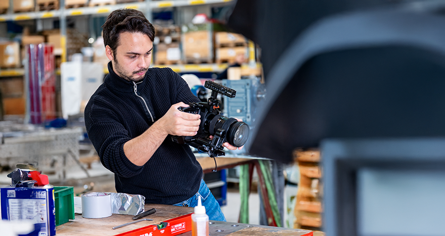 Industriefilm-Produktion-Set